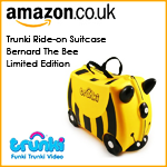Trunki Ride-on Suitcase Bernard The Bee Limited Edition